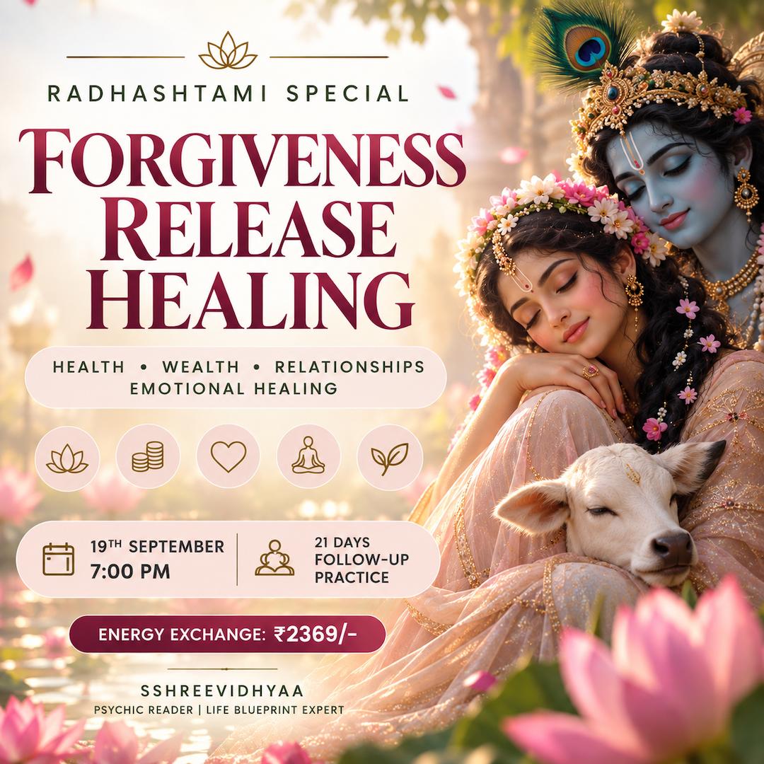 FORGIVENESS, RELEASE & INNER HEALING - SshreeVidhyaa